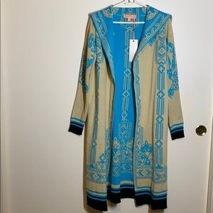 NWT - Peachpuff Long Boho Cardigan Sweater - M